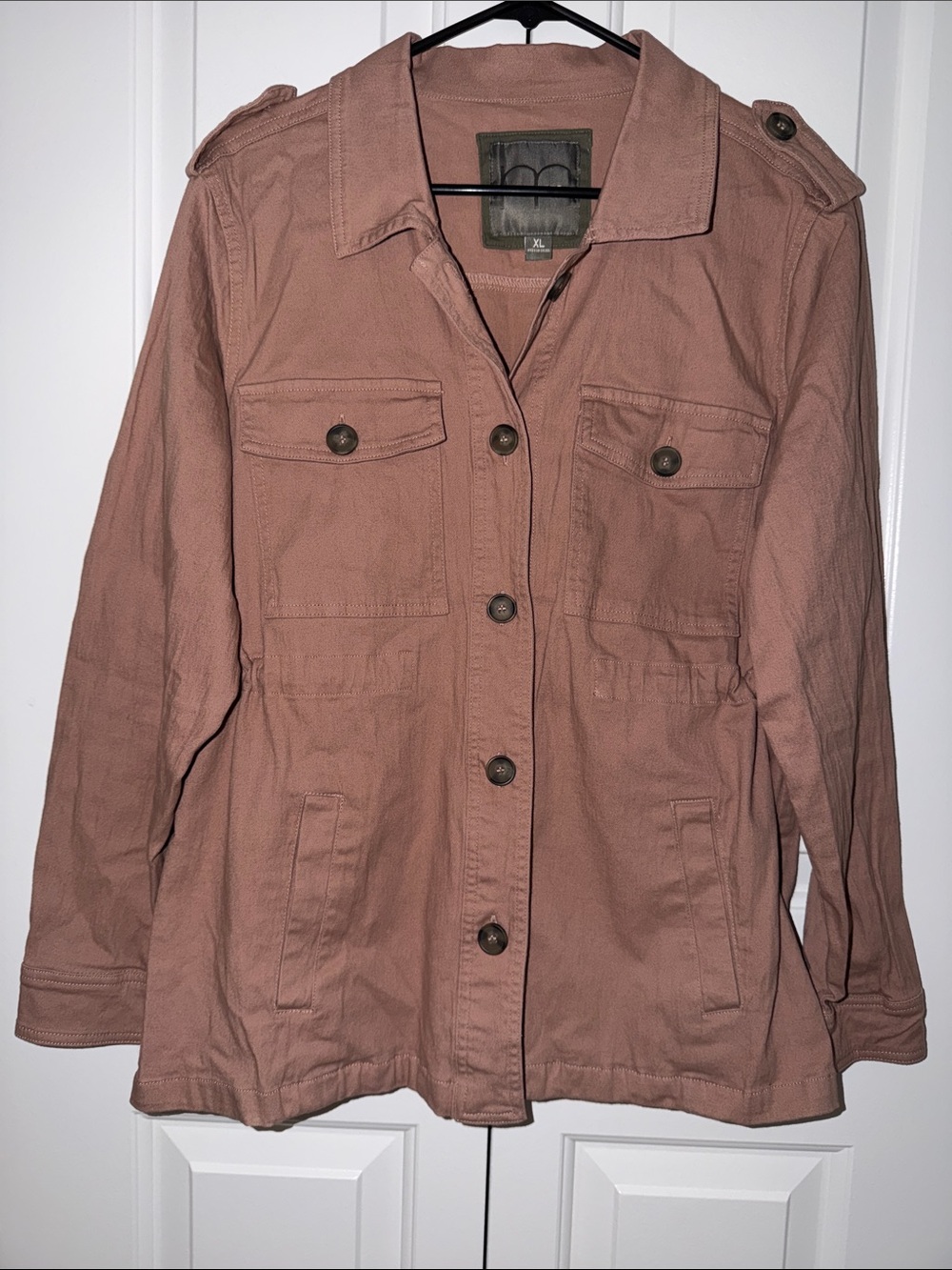 Maurices Dusty Rose Utility Jacket